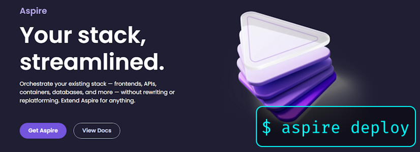 Deploying aspire.dev with aspire deploy